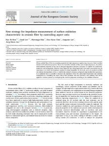 New strategy for impedance measurement of ceramic fibers by controlling aspect ratio